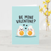 Carte de la Saint-Valentin Œuf à Moi (Fleur jaune)