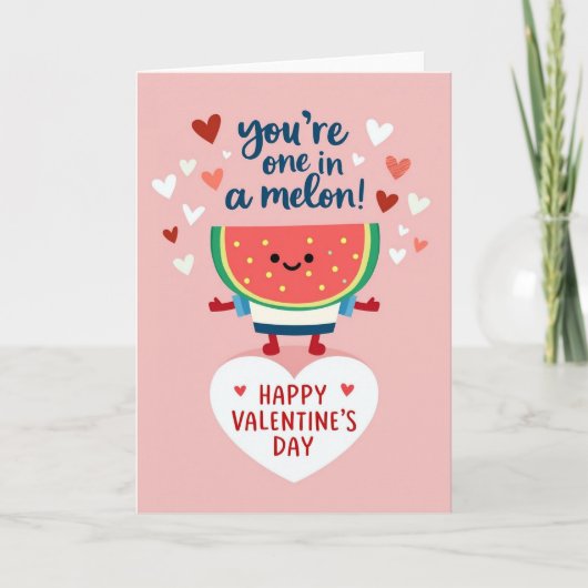 Carte de la Saint-Valentin One In A Melon (Devant)
