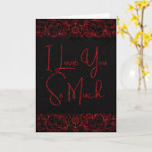 Carte de la Saint-Valentin Pailletée 'Je t'aime te (Fleur jaune)