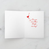 Carte de la Saint-Valentin Papillon (Intérieur)