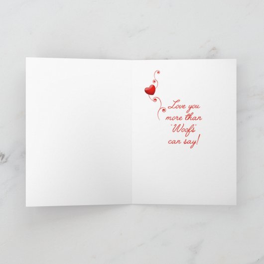 Carte de la Saint-Valentin Papillon (Intérieur)