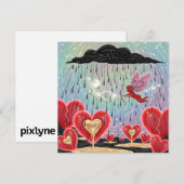 Carte de la Saint-Valentin par Obso 5 Pixlyne (Devant / Derrière)