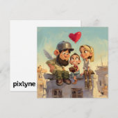 Carte de la Saint-Valentin par Roombirth 1 Pixlyne (Devant / Derrière)