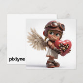 Carte de la Saint-Valentin par Roombirth 3 Pixlyne (Devant / Derrière)