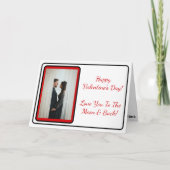 Carte de la Saint-Valentin personnalisable avec ph (Devant)