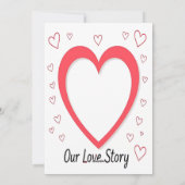 Carte de la Saint-Valentin personnalisable – Notre (Dos)