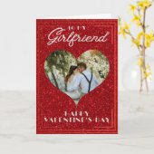 Carte de la Saint-Valentin personnalisée avec phot (Fleur jaune)