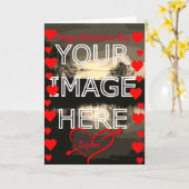 Carte de la Saint-Valentin personnalisée Blank Pho (Fleur jaune)