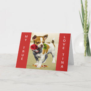 CARTE DE LA SAINT-VALENTIN PERSONNALISÉE JACK RUSS
