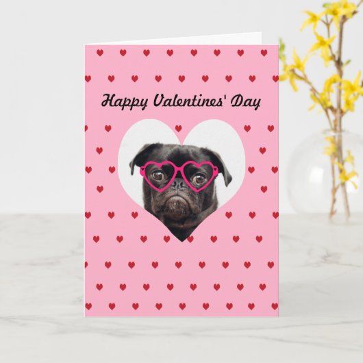 Carte de la Saint-Valentin personnalisée pour chie (Fleur jaune)