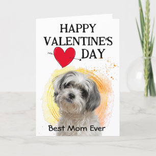 Carte de la Saint-Valentin personnalisée pour Shih