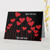 Carte de la Saint-Valentin - personnaliser le text (Fleur jaune)
