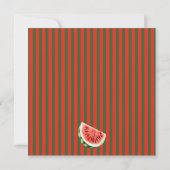 Carte de la Saint-Valentin Photo Amour Pastèque (Dos)