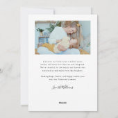Carte de la Saint-Valentin Photo Parfaite Blanche (Dos)