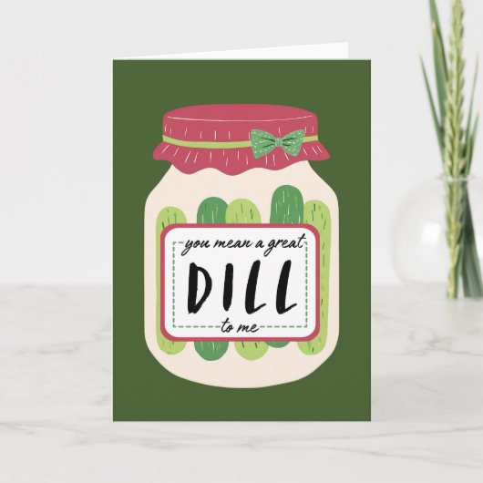 Carte de la Saint-Valentin Pickles (Devant)