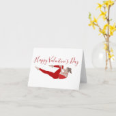 Carte de la Saint-Valentin Pilates (Fleur jaune)
