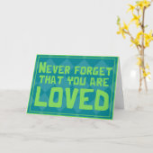 Carte de la Saint-Valentin platonique You Are Love (Fleur jaune)