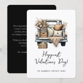 Carte de la Saint-Valentin pour agence immobilière (Devant / Derrière)