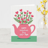 Carte de la Saint-Valentin pour belle-mère en form (Fleur jaune)