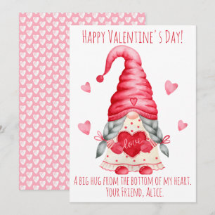 Carte de la Saint-Valentin pour camarades de class