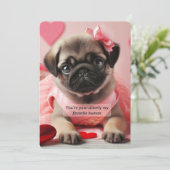 Carte de la Saint-Valentin pour Carlin • Amour abs (Debout devant)