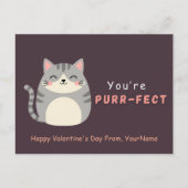 Carte de la Saint-Valentin pour chat mignon – Vous (Devant)