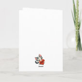 Carte de la Saint-Valentin pour chat vintage (Dos)