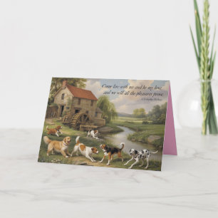Carte de la Saint-Valentin pour chien de Christoph