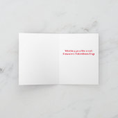 Carte de la Saint-Valentin pour chien doodle préci (Intérieur)