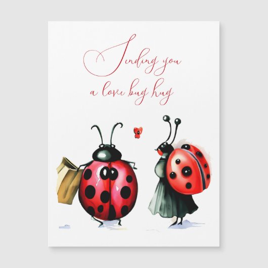 Carte de la Saint-Valentin pour coccinelle (Devant)