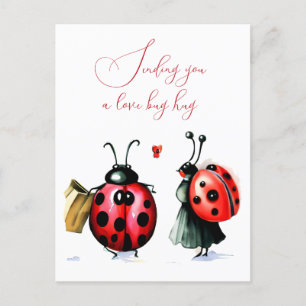 Carte de la Saint-Valentin pour coccinelle