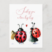 Carte de la Saint-Valentin pour coccinelle (Devant)