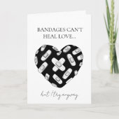 Carte de la Saint-Valentin pour cœur blessé (Devant)