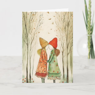 Carte de la Saint-Valentin pour couple LGBTQ