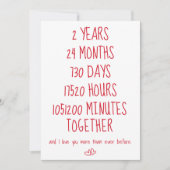 Carte de la Saint-Valentin pour couple marquant un (Devant)