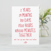 Carte de la Saint-Valentin pour couple marquant un (Debout devant)