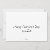 Carte de la Saint-Valentin pour couples amateurs d (Dos)