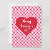 Carte de la Saint-Valentin pour couples aux cœurs  (Devant)