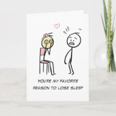 Carte de la Saint-Valentin pour couples drôles et (Devant)