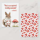 Carte de la Saint-Valentin pour enfants avec des a (Devant / Derrière)