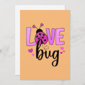 Carte de la Saint-Valentin pour enfants mignons  (Devant / Derrière)