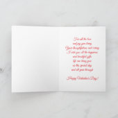 Carte de la Saint-Valentin pour femme (Intérieur)