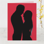 CARTE DE LA SAINT-VALENTIN POUR FEMME OU MARI (Fleur jaune)