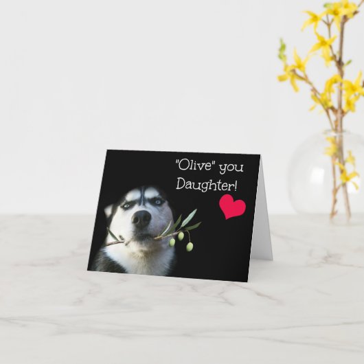 Carte de la Saint-Valentin pour fille, mignonne et (Fleur jaune)