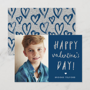 Carte de la Saint-Valentin pour garçons en classe
