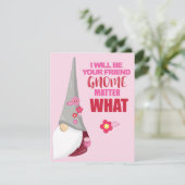 Carte de la Saint-Valentin pour Gnome (Debout devant)
