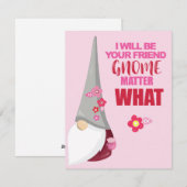 Carte de la Saint-Valentin pour Gnome (Devant / Derrière)