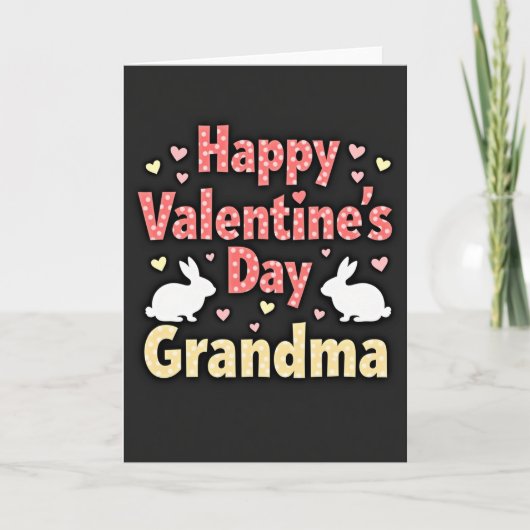 Carte de la Saint-Valentin pour grand-mère (Devant)