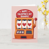 Carte de la Saint-Valentin pour grand-mère (Fleur jaune)