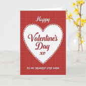 Carte de la Saint-Valentin pour la belle-mère la p (Fleur jaune)